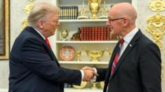 The blossoming relationship between Trump and Swinney